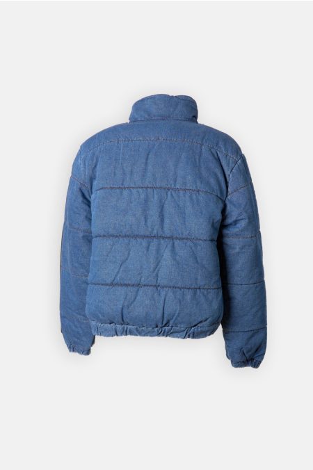 DENIM PUFFER Dzseki