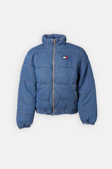 DENIM PUFFER Dzseki