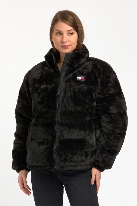 TJW FAUX FUR PUFFER kabát