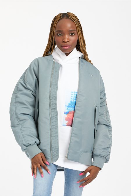 OVERSIZED BOMBER kabát