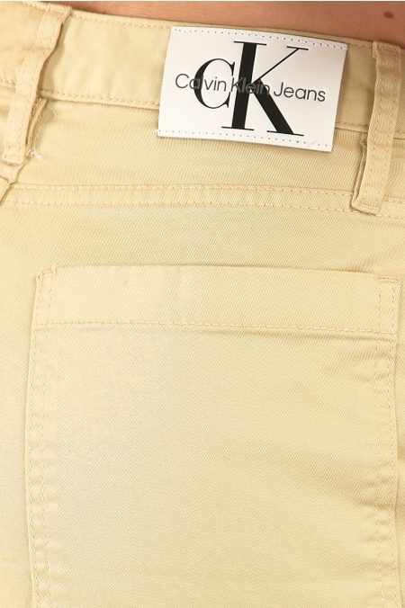 WOVEN LABEL MOM  SHORT