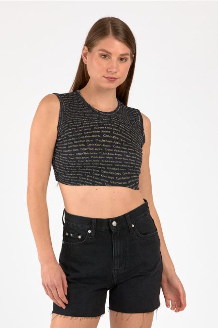 AOP CROPPED TANK TOP PÓLÓ