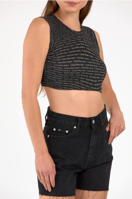 AOP CROPPED TANK TOP PÓLÓ