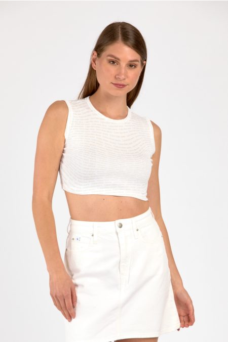 AOP CROPPED TANK TOP PÓLÓ