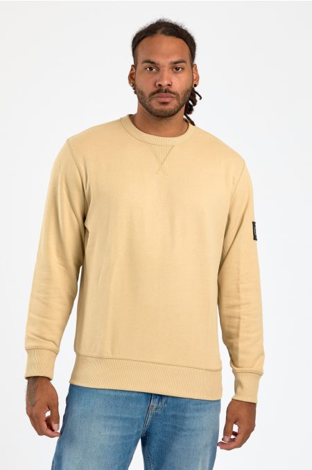 BADGE CREW NECK PULÓVER