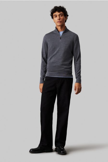 MERINO QUARTER ZIP PULÓVER