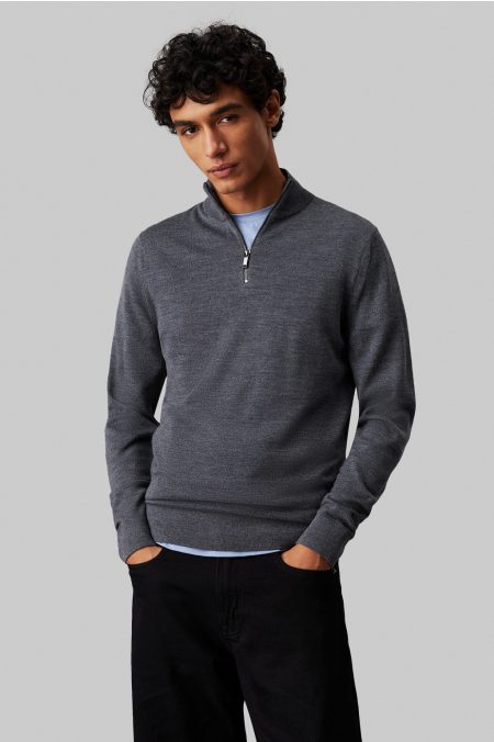 MERINO QUARTER ZIP PULÓVER