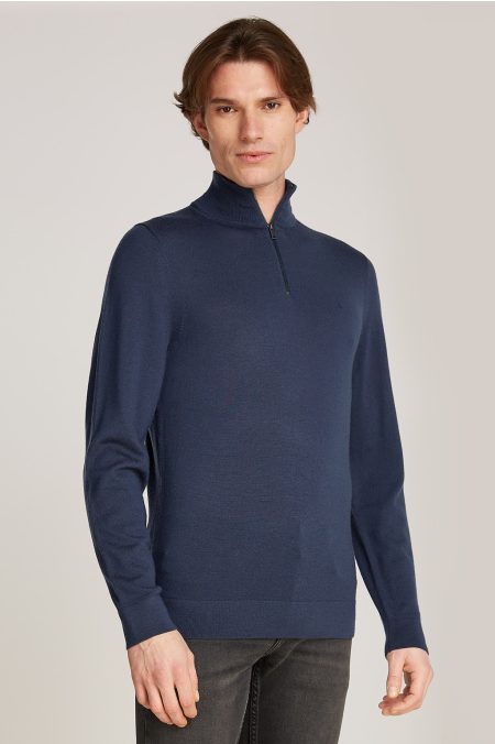 MERINO QUARTER ZIP PULÓVER