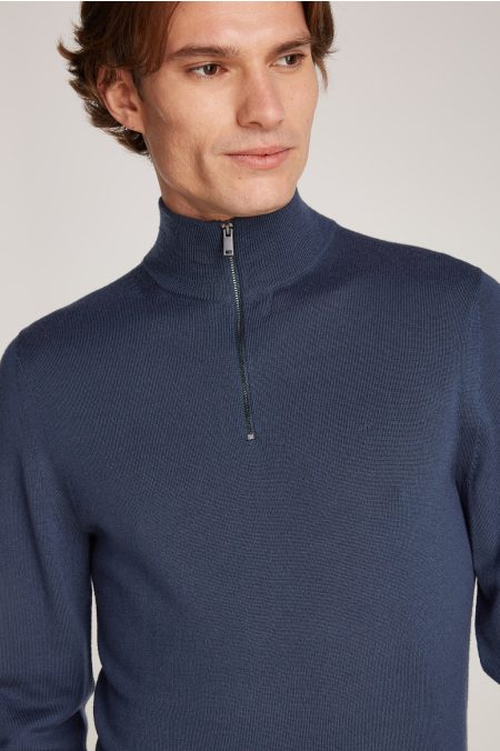 MERINO QUARTER ZIP PULÓVER