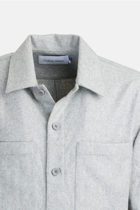 WOOL BLEND OVERSHIRT ing