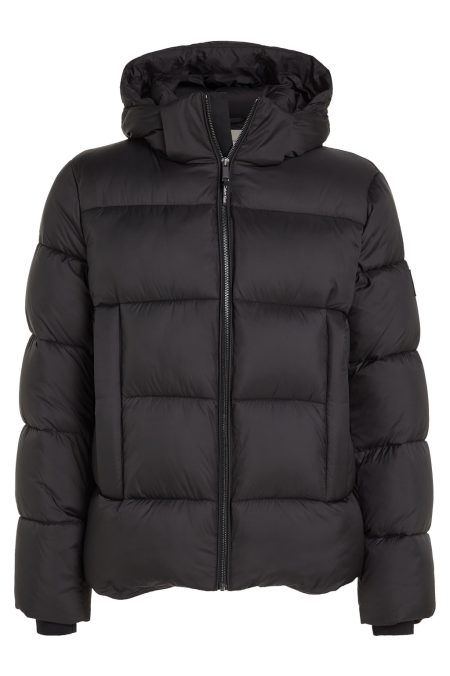 HOODED QUILT PUFFER Dzseki