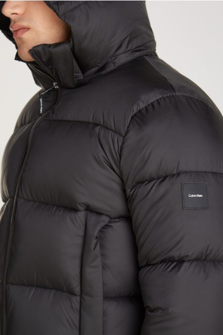 HOODED QUILT PUFFER Dzseki