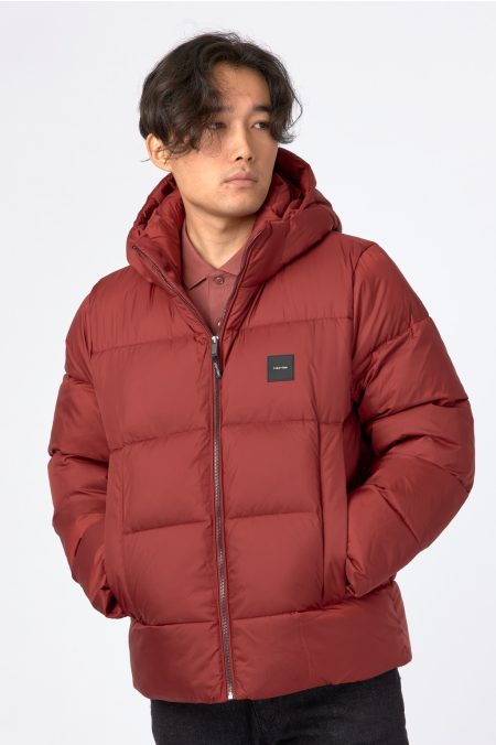 HOODED QUILT PUFFER Dzseki