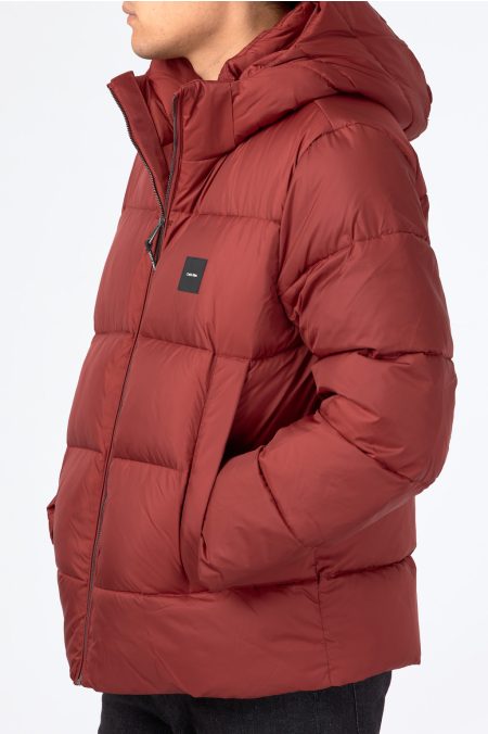 HOODED QUILT PUFFER Dzseki