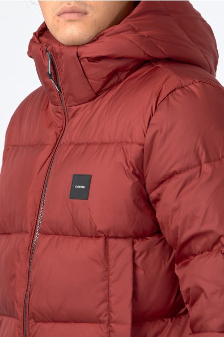 HOODED QUILT PUFFER Dzseki