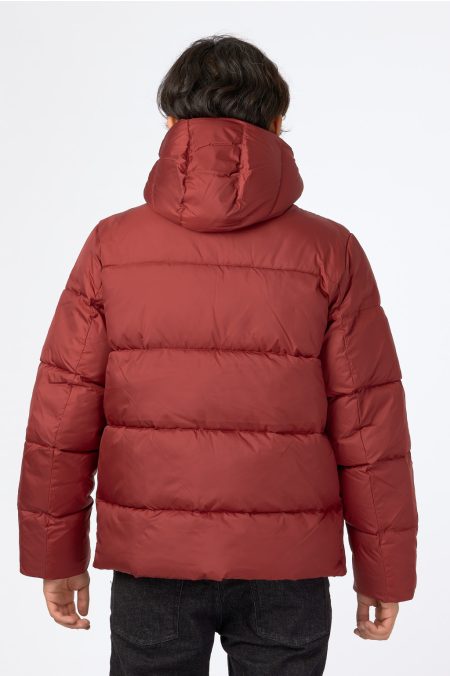 HOODED QUILT PUFFER Dzseki