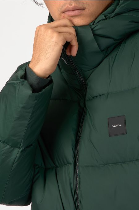 HOODED QUILT PUFFER Dzseki