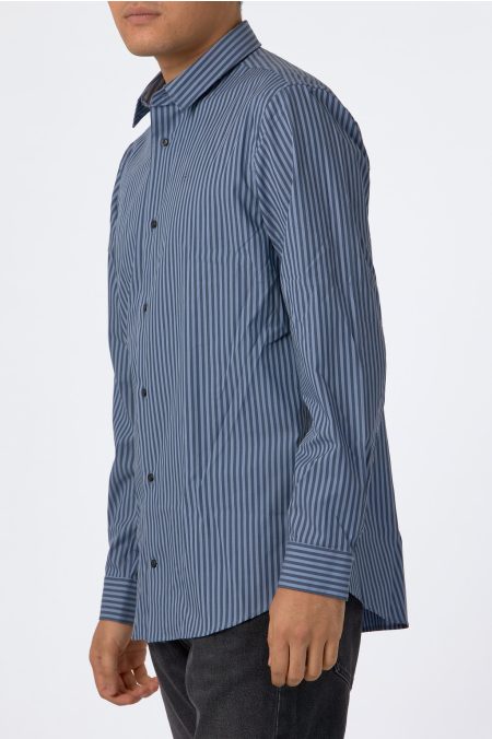 POPLIN STRETCH STRIPE Ing