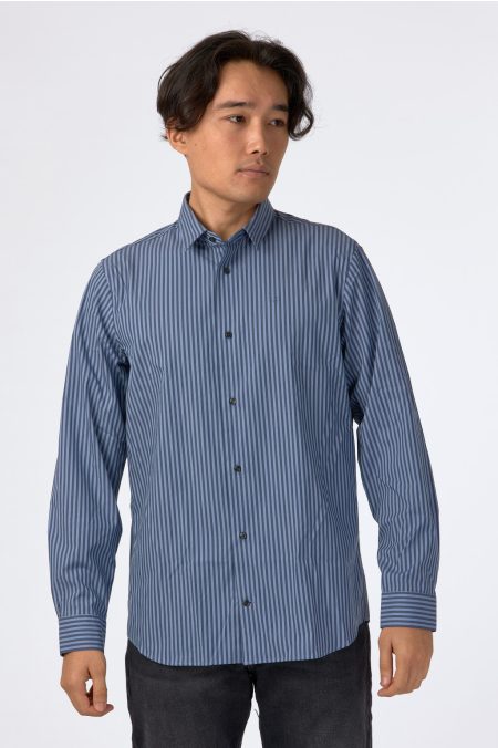 POPLIN STRETCH STRIPE Ing