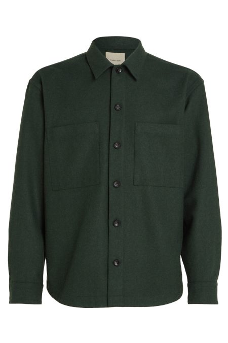 WOOL BLEND OVERSHIRT Ing