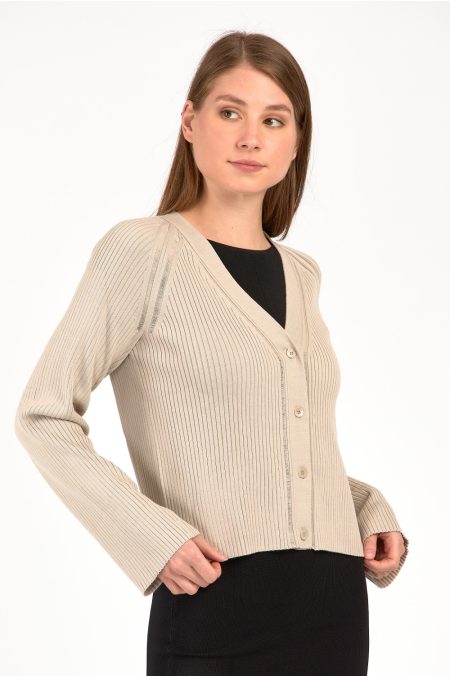 RAGLAN CARDIGAN PULÓVER