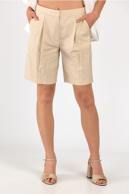 LINEN TAILORED SHORT