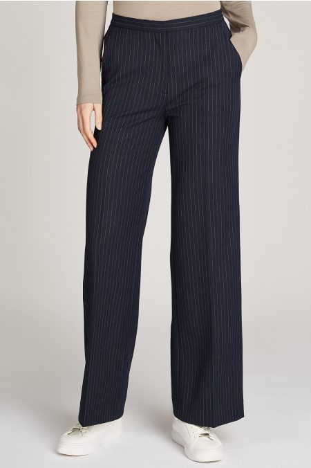 PINSTRIPE WIDE LEG Nadrág