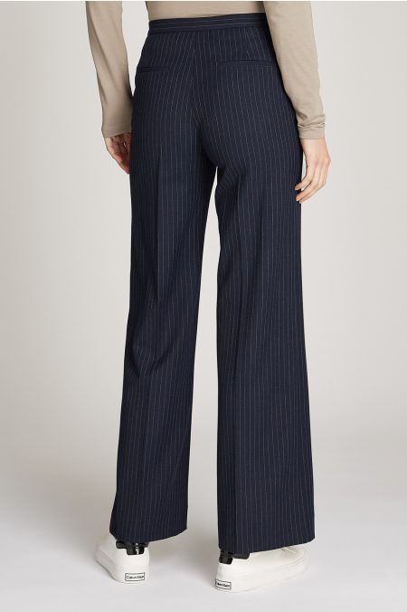 PINSTRIPE WIDE LEG Nadrág