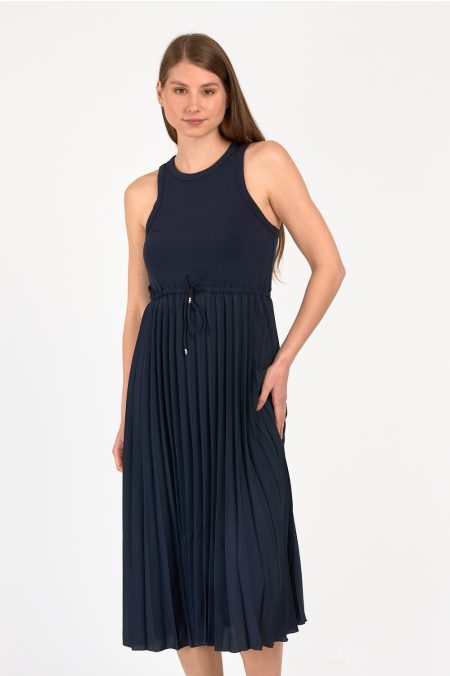 RIB TANK PLEATED ruha