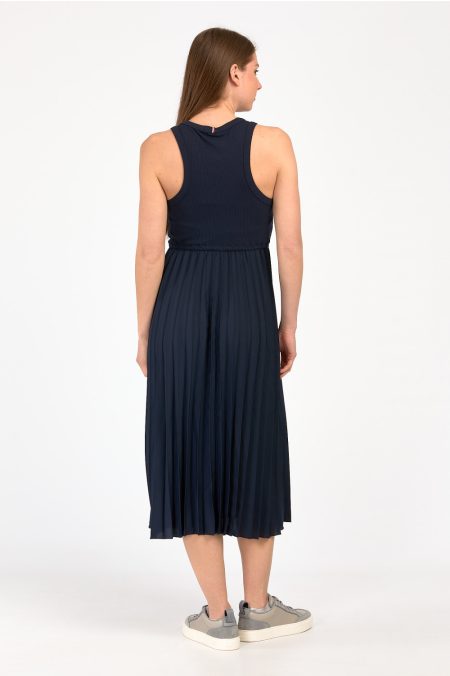 RIB TANK PLEATED ruha