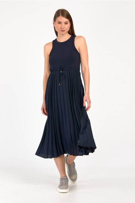 RIB TANK PLEATED ruha