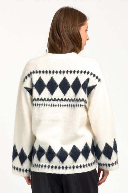 FAIRISLE oversized pulóver