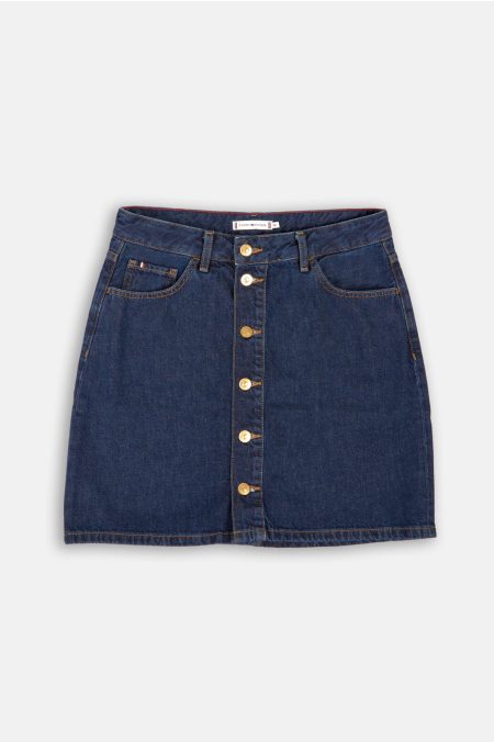 DENIM MINI SKIRT SZOKNYA