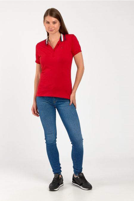 SLIM V-NECK PÓLÓ